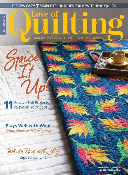 Fons & Porter’s Love of Quilting – September 2021 Cover
