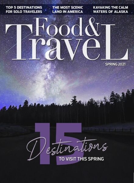 Food & Travel – Spring 2021 Cover