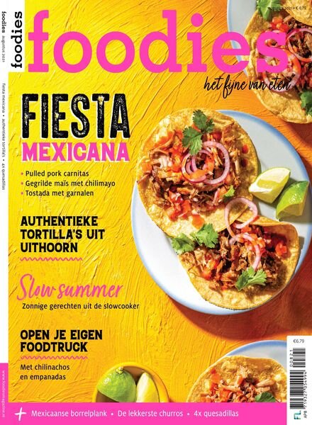 Foodies Netherlands – augustus 2021 Cover
