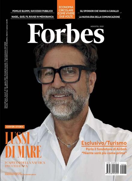 Forbes Italia – Agosto 2021 Cover