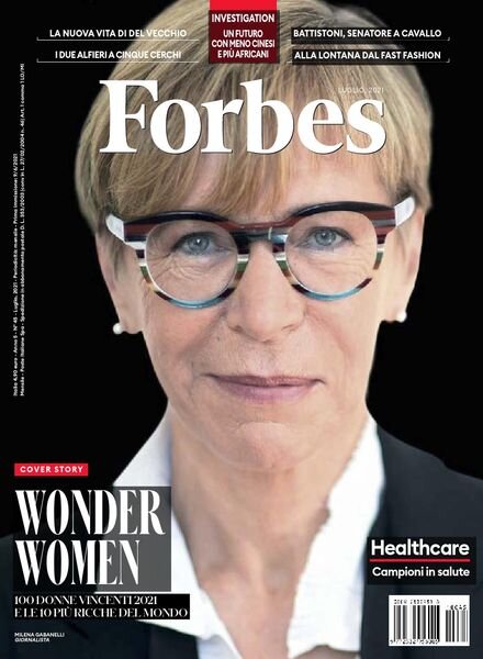 Forbes Italia – Luglio 2021 Cover