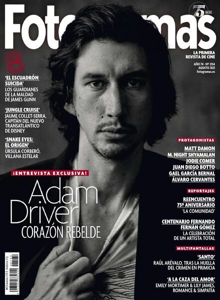 Fotogramas – agosto 2021 Cover