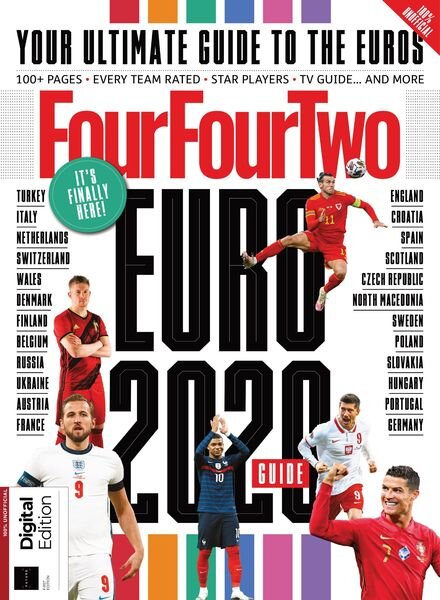 FourFourTwo’s – Unofficial Guide to Euro 2020 – July 2021 Cover