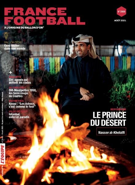 France Football – 14 Aout 2021 Cover