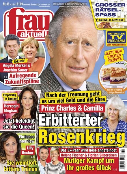 frau aktuell – 14 August 2021 Cover