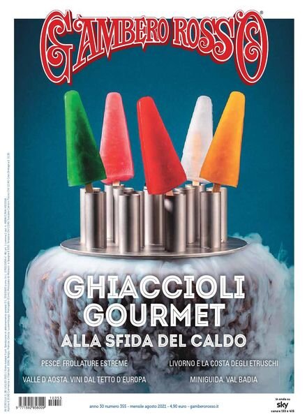 Gambero Rosso Italia – Agosto 2021 Cover