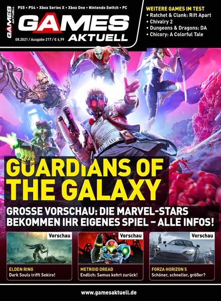 Games Aktuell – August 2021 Cover