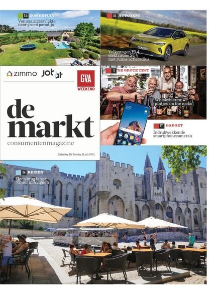 Gazet van Antwerpen De Markt – 10 juli 2021 Cover