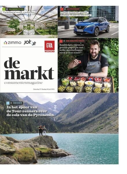 Gazet van Antwerpen De Markt – 17 juli 2021 Cover