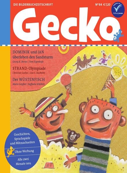 Gecko – Juli-August 2021 Cover