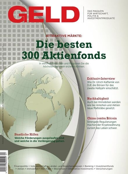 GELD-Magazin – Juli-August 2021 Cover