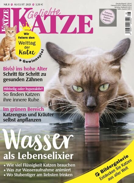 Geliebte Katze – August 2021 Cover