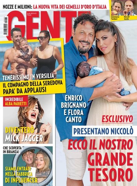 Gente Italia – 14 agosto 2021 Cover