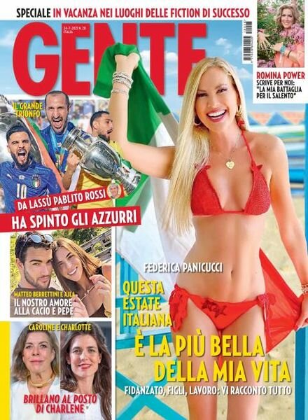 Gente Italia – 24 luglio 2021 Cover
