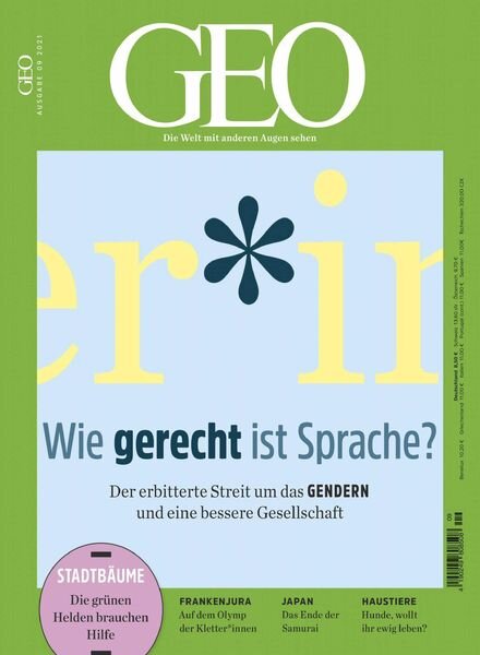 Geo Germany – September 2021 Cover