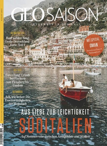 Geo Saison – August 2021 Cover