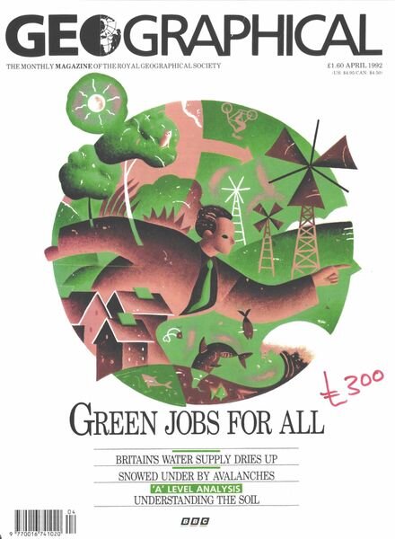 Geographical – April 1992 Cover