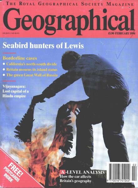 Geographical – February 1994 Cover