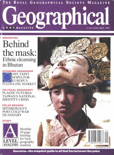 Geographical – January 1993 Cover