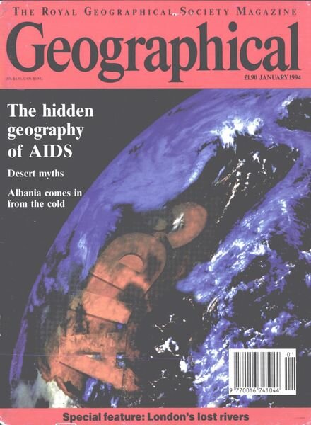 Geographical – January 1994 Cover