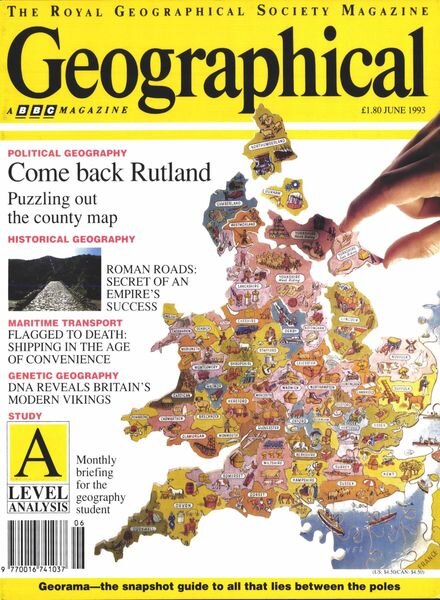 Geographical – June 1993 Cover
