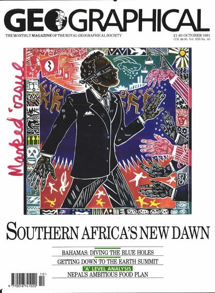 Geographical – October 1991 Cover