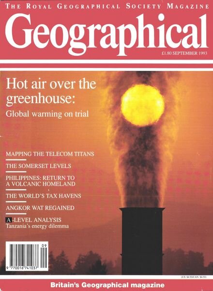 Geographical – September 1993 Cover