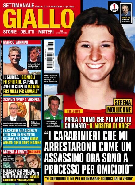 Giallo – 4 Agosto 2021 Cover