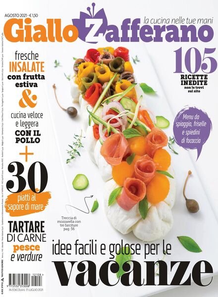 Giallo Zafferano – agosto 2021 Cover