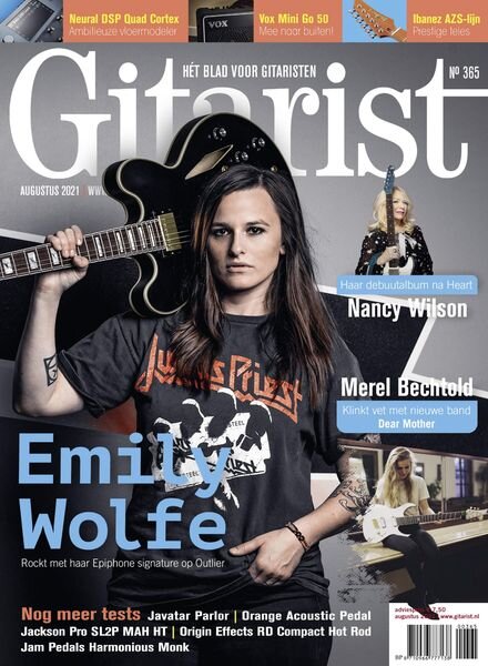 Gitarist Netherlands – augustus 2021 Cover