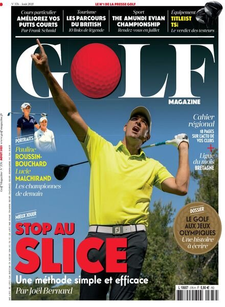 Golf Magazine France – Aout 2021 Cover
