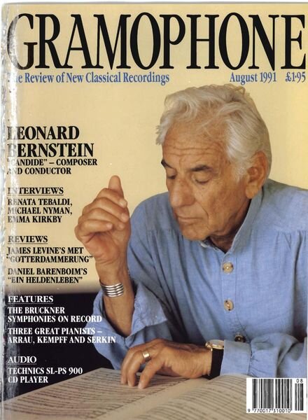 Gramophone – August 1991 Cover