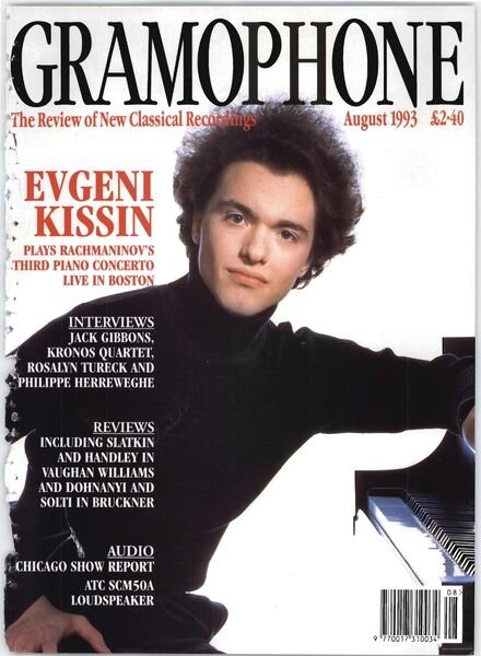 Gramophone – August 1993 Cover