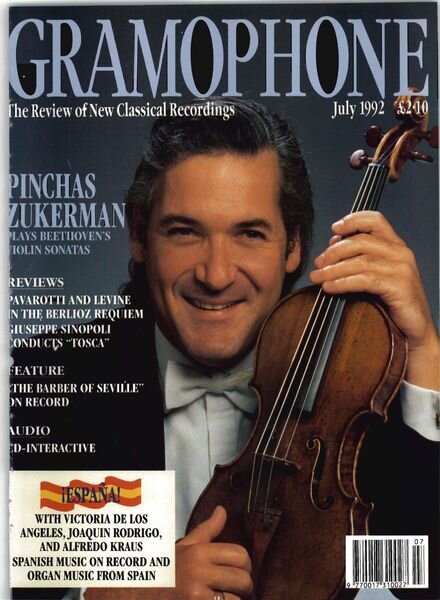 Gramophone – July 1992 Cover