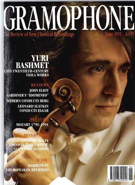 Gramophone – June 1991 Cover