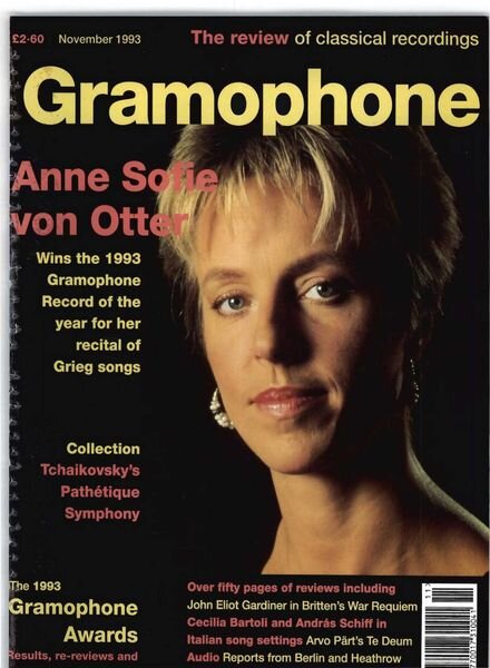 Gramophone – November 1993 Cover