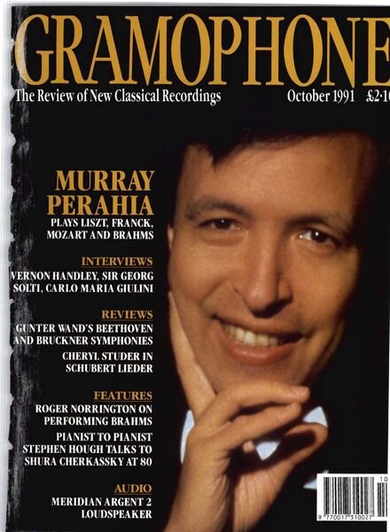 Gramophone – October 1991 Cover