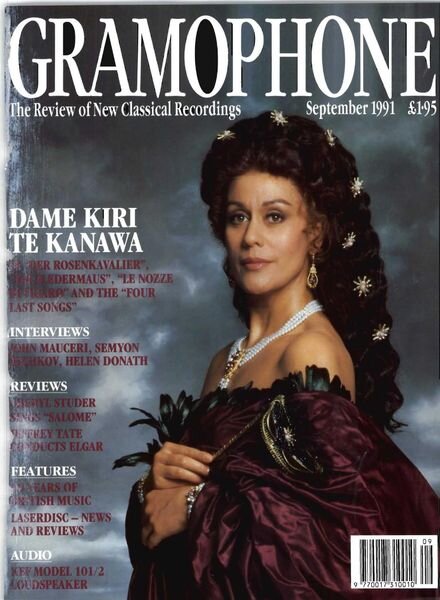 Gramophone – September 1991 Cover
