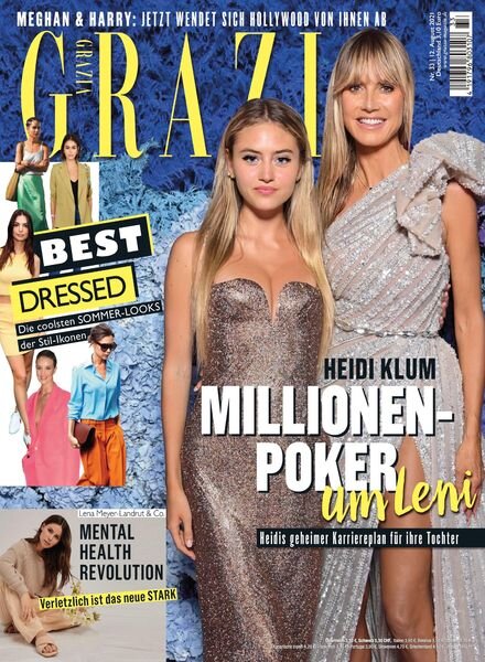 GRAZIA – 12 August 2021 Cover