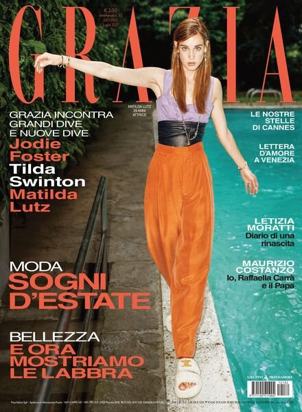Grazia Italia – 22 luglio 2021 Cover