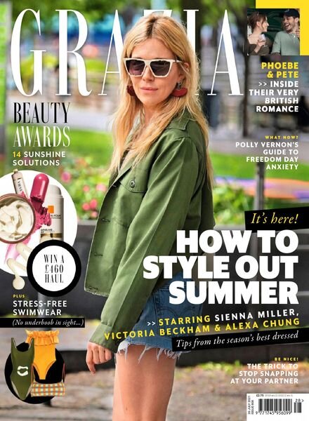 Grazia UK – 26 July 2021 Cover
