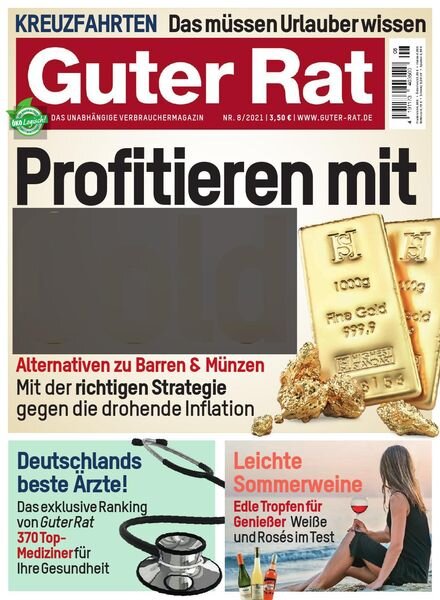 Guter Rat – August 2021 Cover