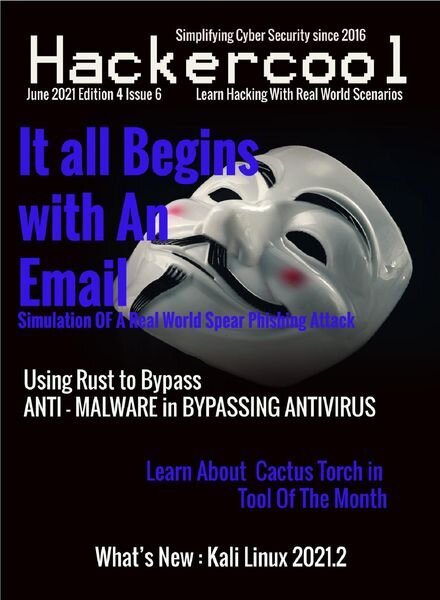 Hackercool Magazine – June 2021 Cover