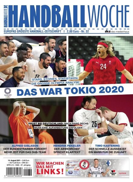 HANDBALLWOCHE – 10 August 2021 Cover