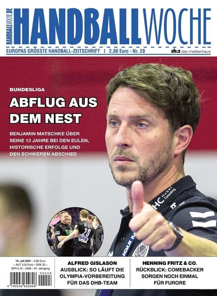 HANDBALLWOCHE – 13 Juli 2021 Cover