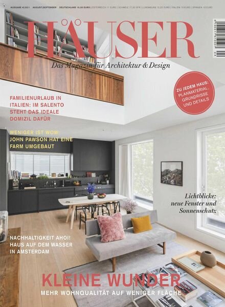 Hauser – August-September 2021 Cover