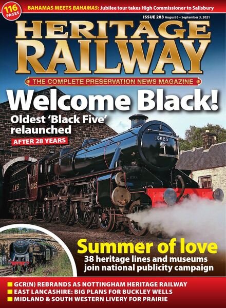 Heritage Railway – Issue 283 – August 6, 2021 Cover