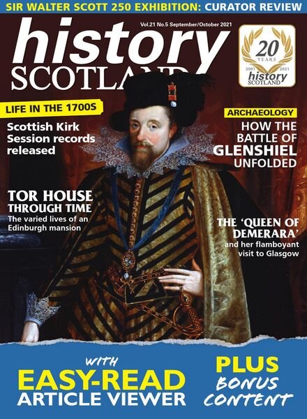 History Scotland – September-October 2021 Cover
