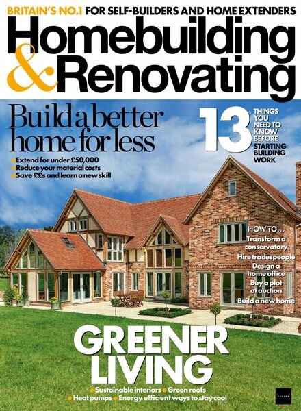 homebuilding & Renovating – September 2021 Cover