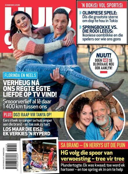 Huisgenoot – 29 Julie 2021 Cover